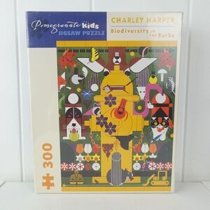Charley Harper Biodiversity in the Burbs 300 Piece Puzzle Sealed